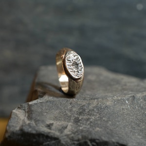 Signet ring // scorpion ring // silver ring // hand made // hand engraving // Roman ring // Roman style // woman ring// pinky ring