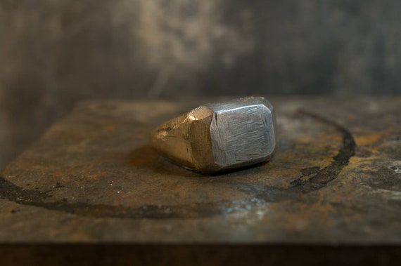 Rough ring // silver ring// solid silver // man ring // biker ring // hipster ring // hand made