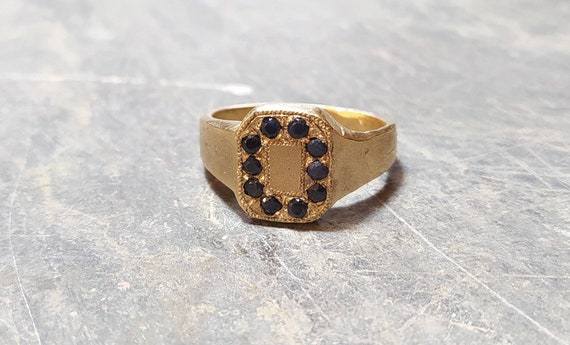 Ancient ring/bronze ring/greek and Roman ring/last wax tecnique/Hand made jewelry/Jewelry history/blu sapphire