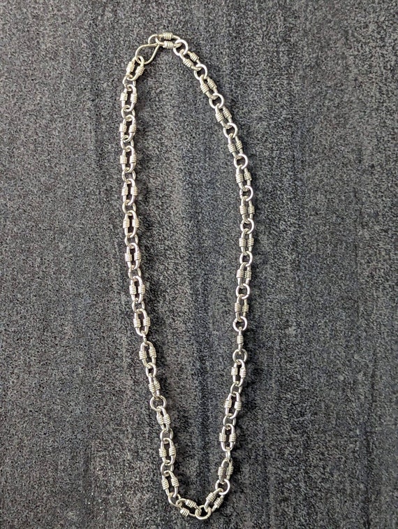 women's necklace / handmade chain/ lost wax technique / 925 silver or bronze /history necklace /cool