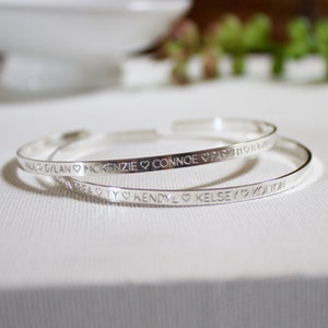 Silver Inspirational Quote Cuff Bracelet//Custom Quote//Nameplate Cuff//Personalized Cuff Bracelet// Scripture Cuff//Birthday gifts//For Mom