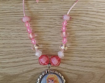10 Kits - Princess Aurora Necklaces DIY Party Favors