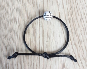 10 Volleyball Friendship Bracelet Party Favors.