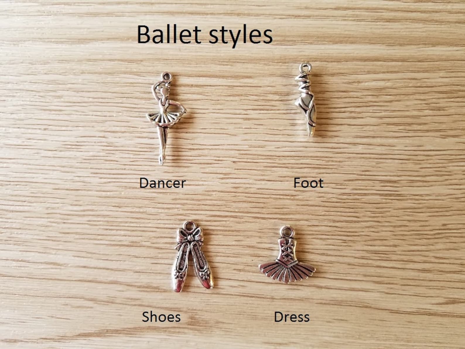 ballet jewelry. necklace and earrings set