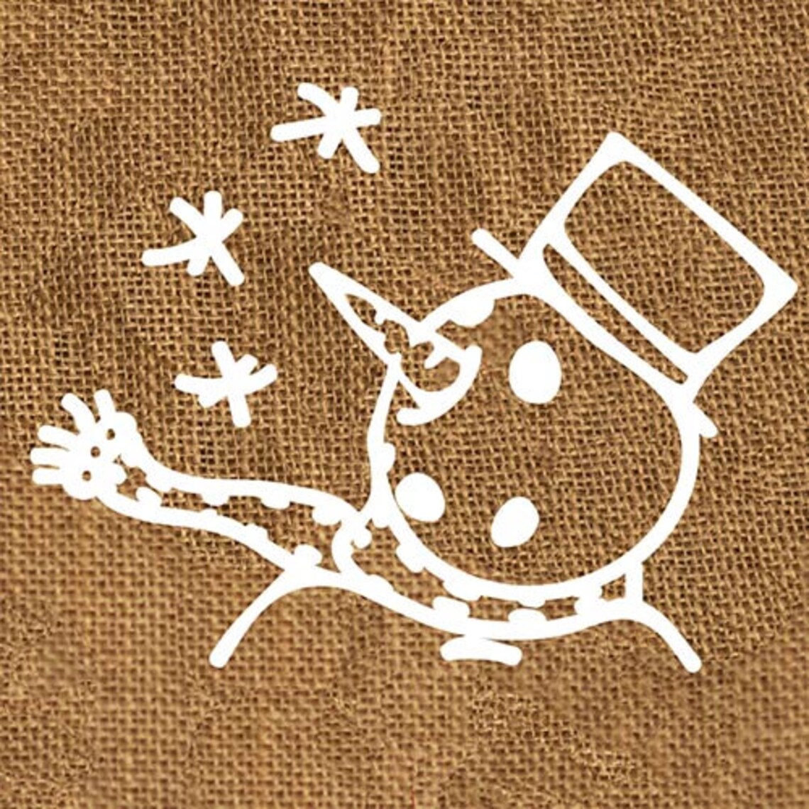 Nikolaus-Jutesäckchen – Natur, 17x25 Cm, Mit Bild, 10 Stück, Für Weihnachtsgeschenke & Adventskalender