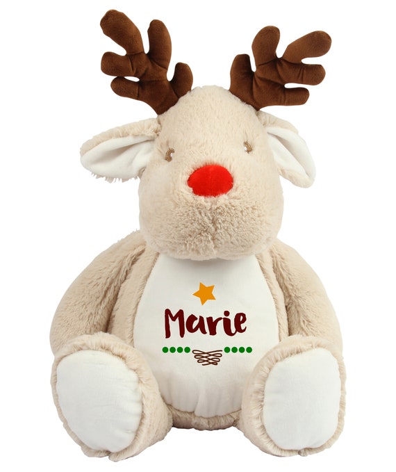 reindeer cuddly toy