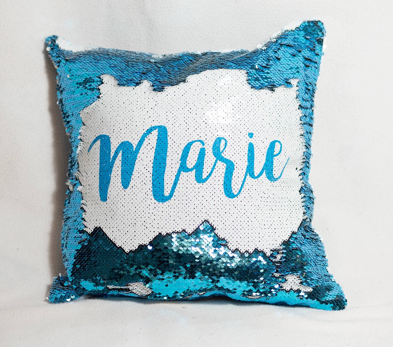 Sequins Pillow / Pillow With Sequins With Name Saying Text / Etsy UK