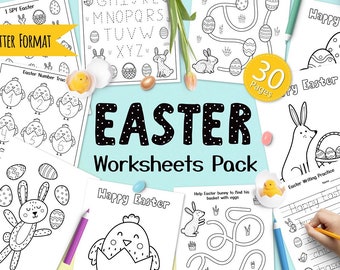 Druckbares Kinder Ostern Activity Pack