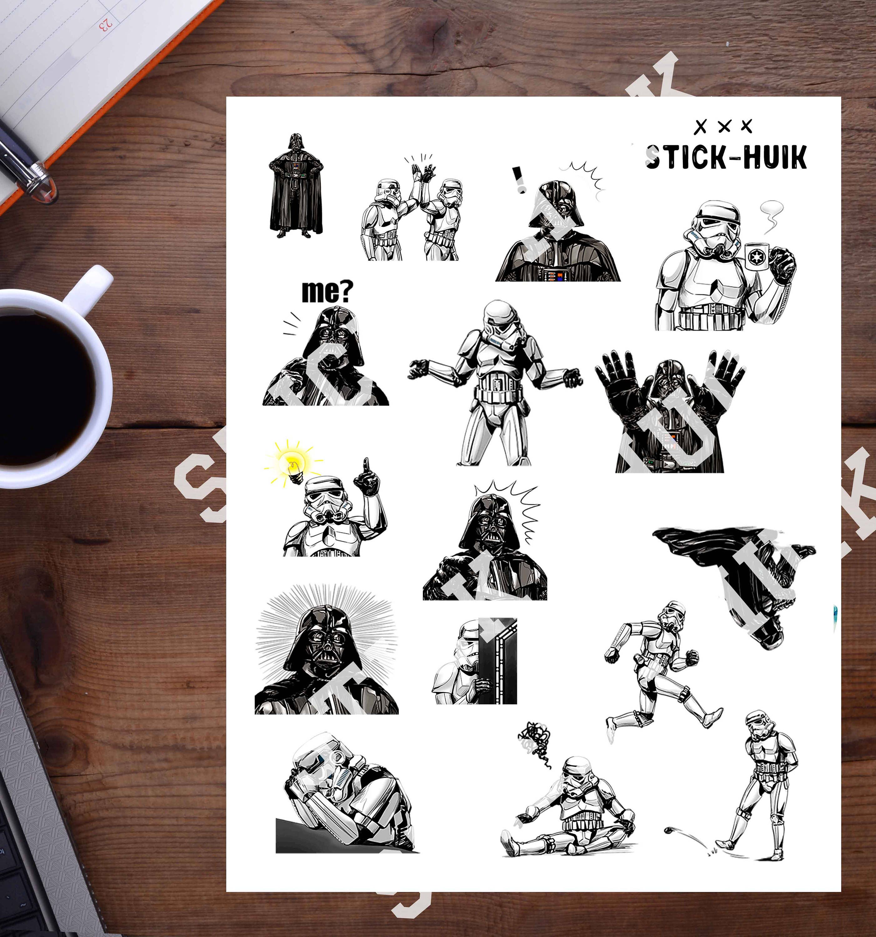 star wars printable planner stickers pdf stickers