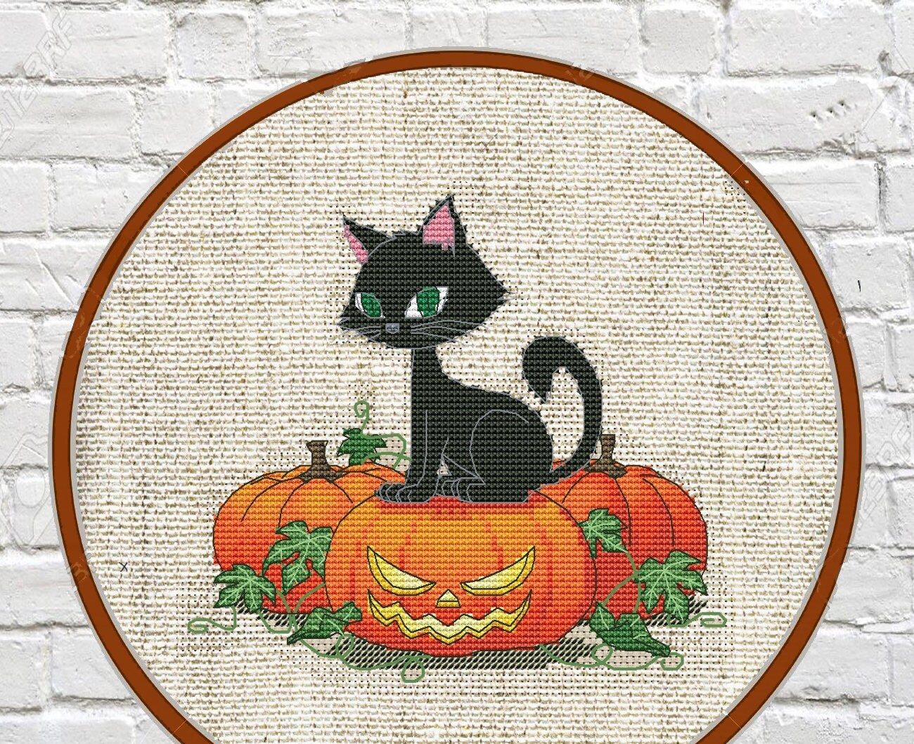 halloween cross stitch pattern pdf Halloween Horror Modern Etsy