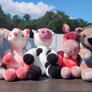 Soft Amigurumi toys (stuffed animals)