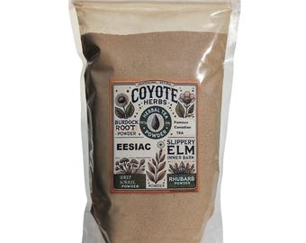 EESIAC-kruidenthee: gladde iep, kliswortel, schapenzuring, rabarberwortel (1 lb, 454 g)