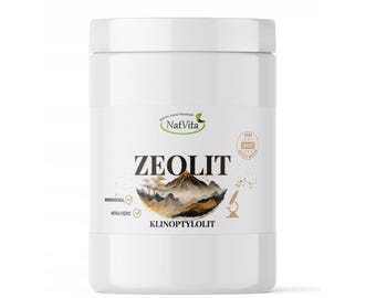 100% puur zeolietpoeder 400 g / 0,9 lb - inclusief clinoptiloliet - ultrafijn gemicroniseerd vulkanisch mineraal - natuurlijk ontgiftingsadsorbens - NatVita