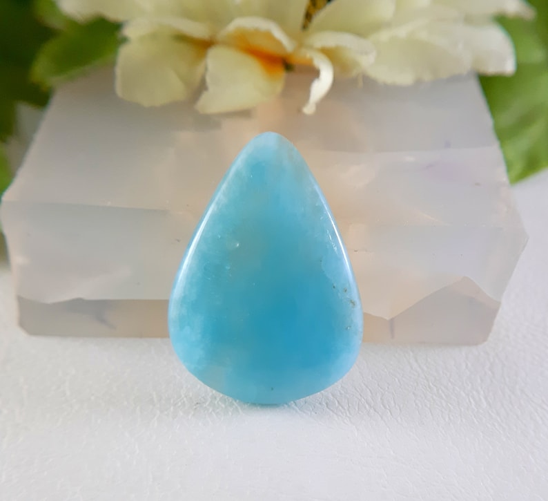 60316 Natural Hemimorphite Cabochon Loose Gemstone For Jewelry Making Necklace Jewelry Hemimorphite Rare Cabochon For Pendant