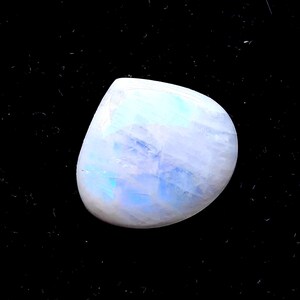 Rainbow Moonstone Cabochon Loose Gemstone For Handmade Jewelry, AAA+ Natural Rainbow Moonstone Cabochon For Wire Wrapping -  77070-77073