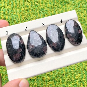 Ruby Fall Jasper Cabochon Loose Gemstone For Handmade Jewelry, AAA+ Natural Ruby Fall Jasper Cabochon For Wire Wrapping -  85697-85700