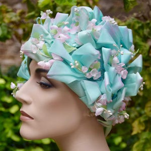 CHRISTIAN DIOR 1960 Flowery Hat