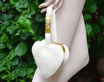 MOSCHINO 1990 Heart Handbag