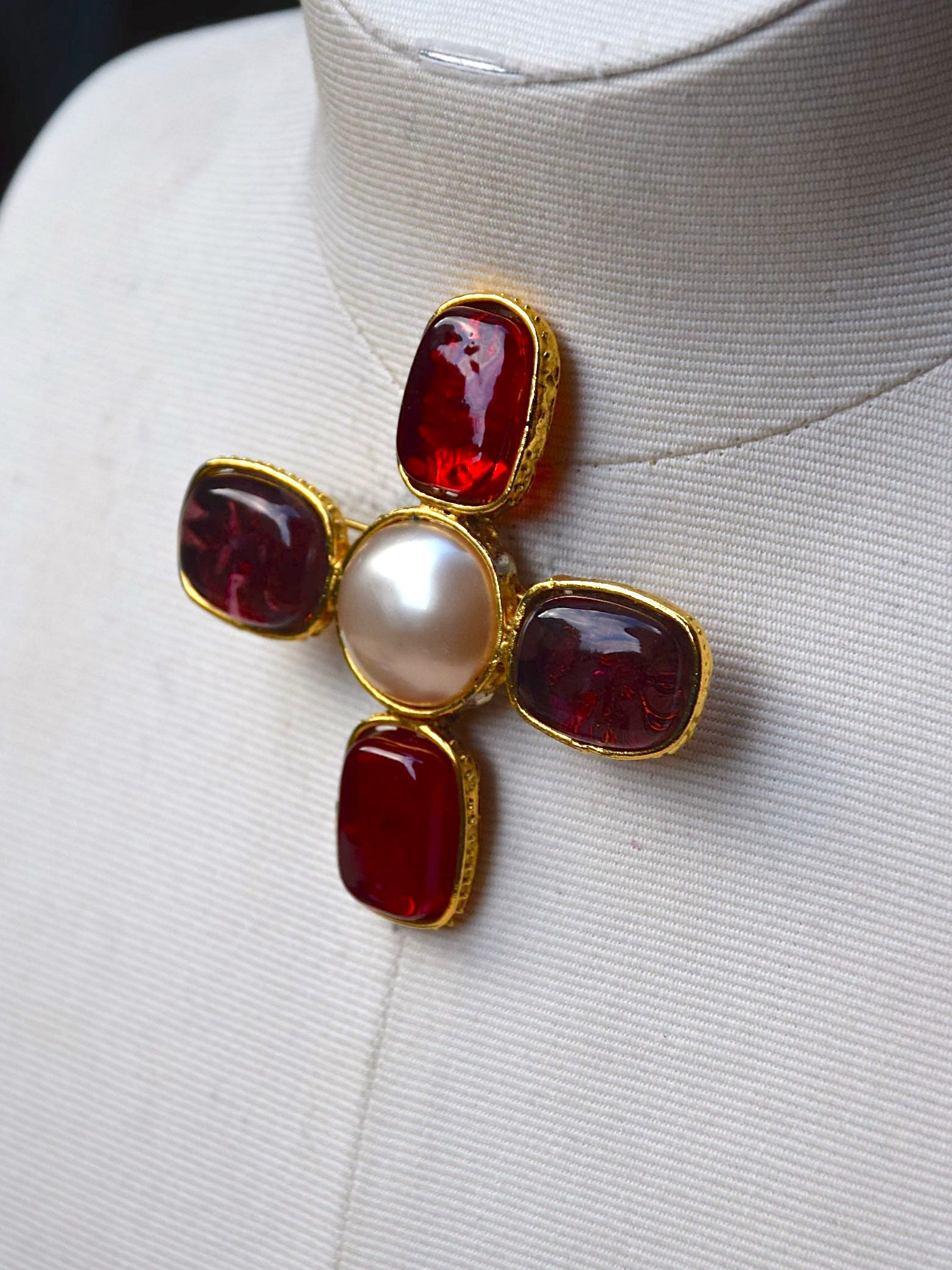 Chanel 1950's Maison Gripoix Brooch