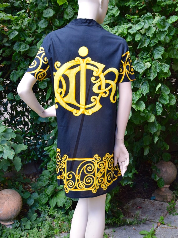 CHRISTIAN DIOR 1980 Logo Beach Dress