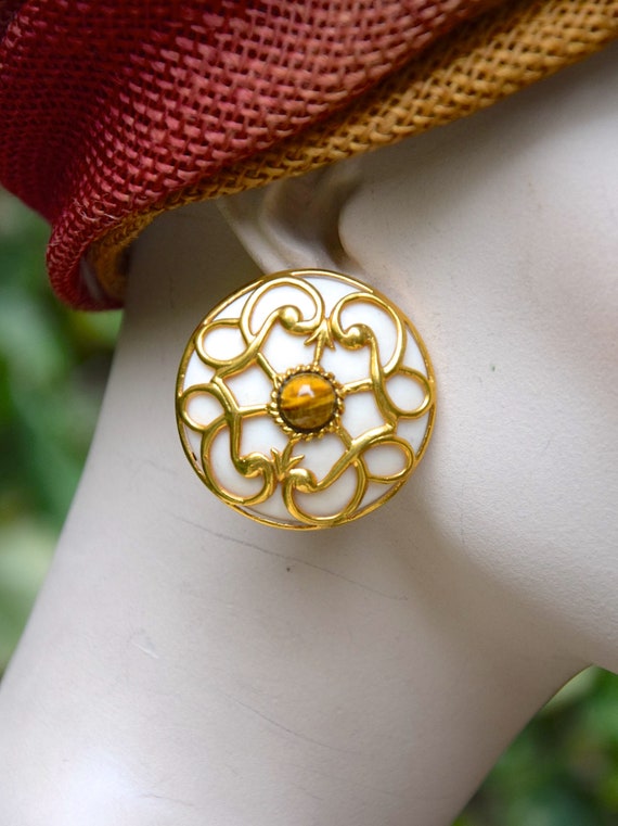 ISABEL CANOVAS 1980 Baroque Earrings