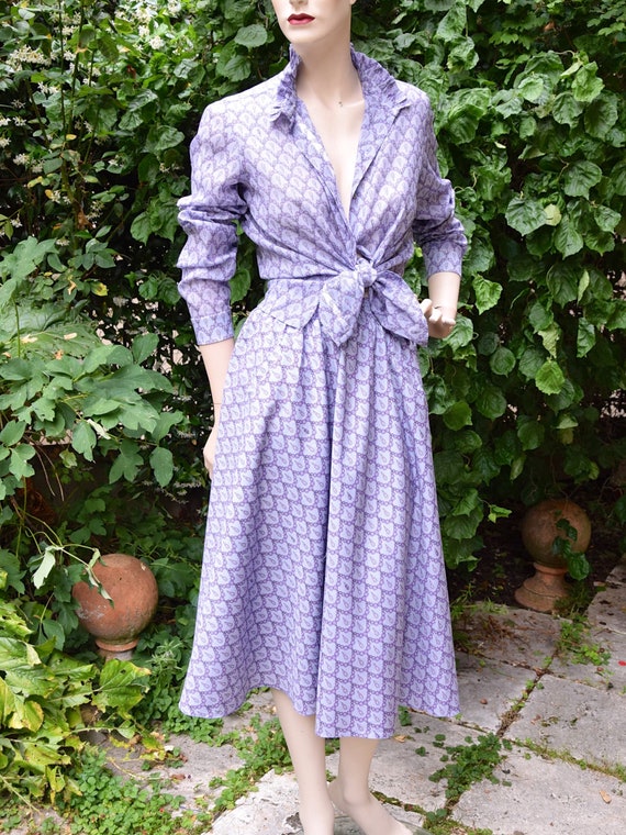 EMILIO PUCCI 1960 Lilac Cotton Set
