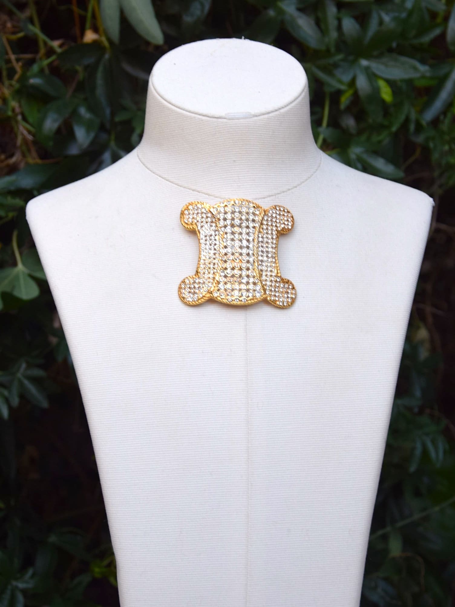 ♡ CELINE ♡ Vintage ♡ C broach ♡ CELINE Vintage Large Logo Triomphe Brooch - Etsy