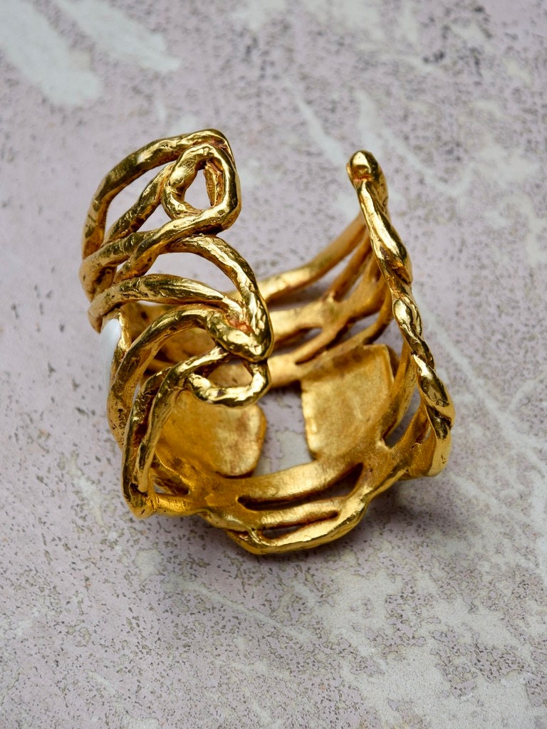 CHRISTIAN LACROIX 1990 Enameled Wicker Cuff Bracelet - Etsy