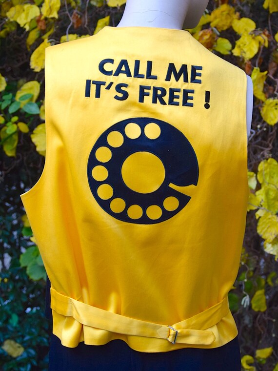 MOSCHINO 1980 Phone Call Men Vest