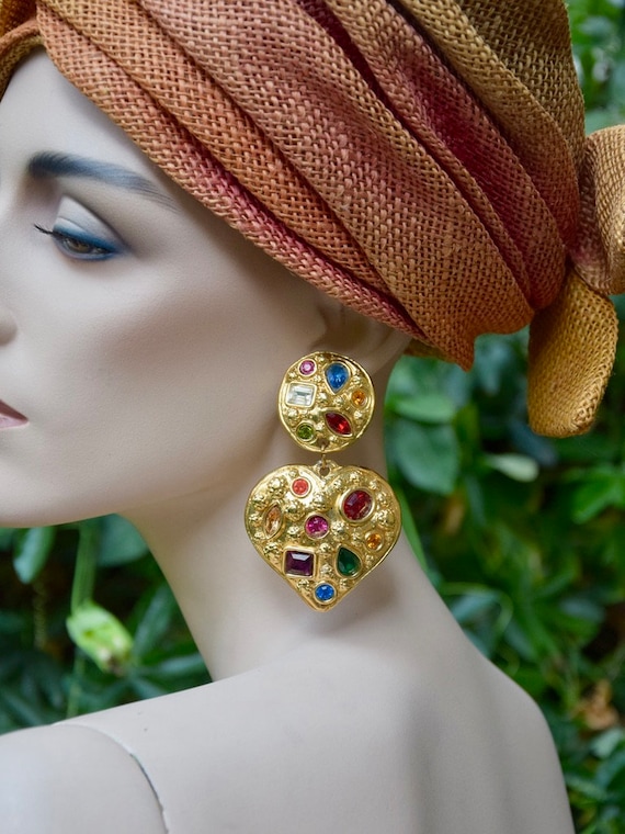 ★VINTAGE HOLLYWOOD★ Keyhole Heart Earrings_VH249OEA003M Designer fashion, Seoul-fully created | W Concept
