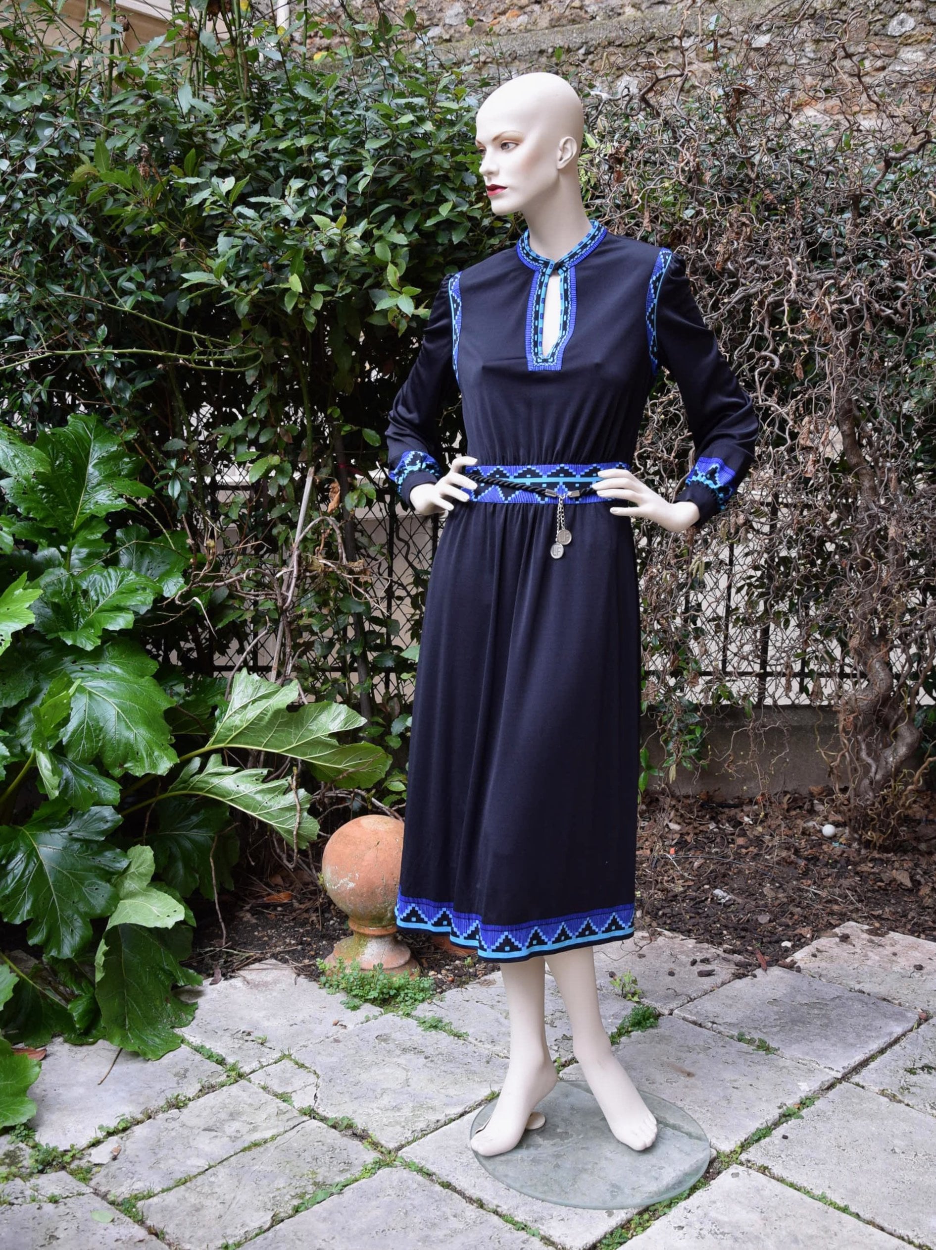 LOUIS FERAUD 1970 Russian Style Dress Etsy UK