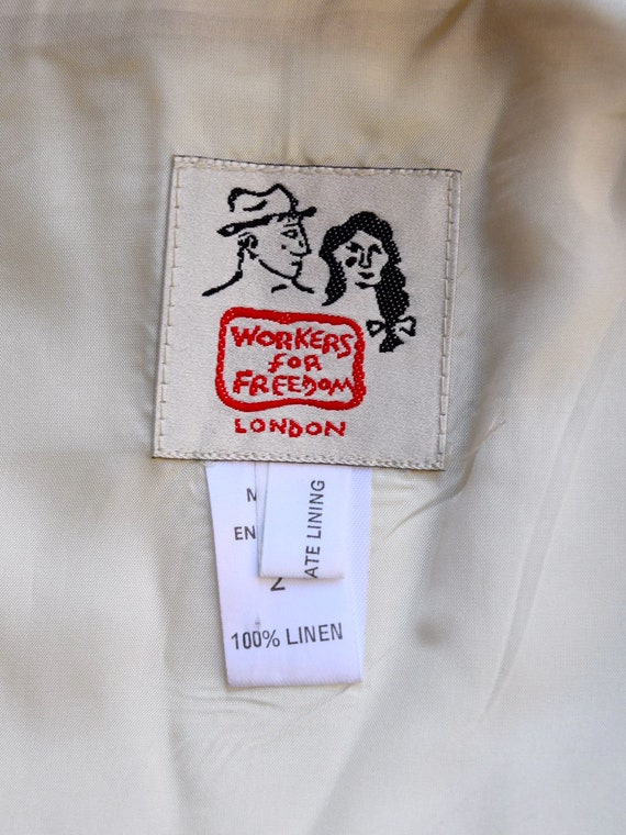 1980s workers for freedom vintage レザー