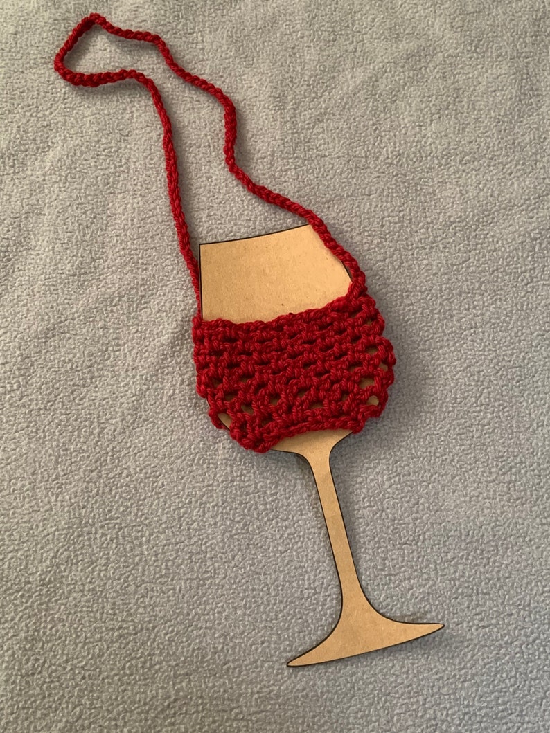 Wine Glass Lanyard Hands Free Wine Glass Holder Etsy