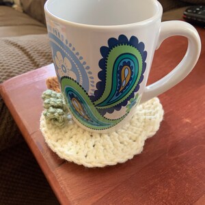 Crochet Pumpkin Coasters