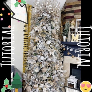 Christmas Tree Tutorial, Rustic Glam