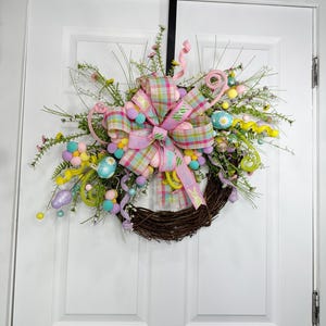 Handcrafted Festive Easter Wreath - Perfect for Spring and Easter Decor, Easter Wreath, Bunny, Bunny decor, Gift