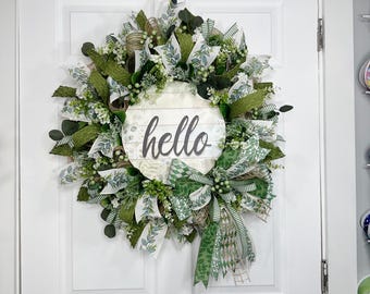 Lake House wreath, Lake decor, Summer Wreath, beach decor, Pool Wreath, Beach, Everyday, Pool Decor, Patio Wreath, Patio Decor,