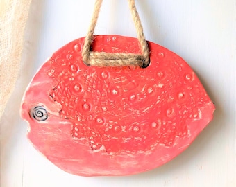 Handmade Ceramic Coral Fish