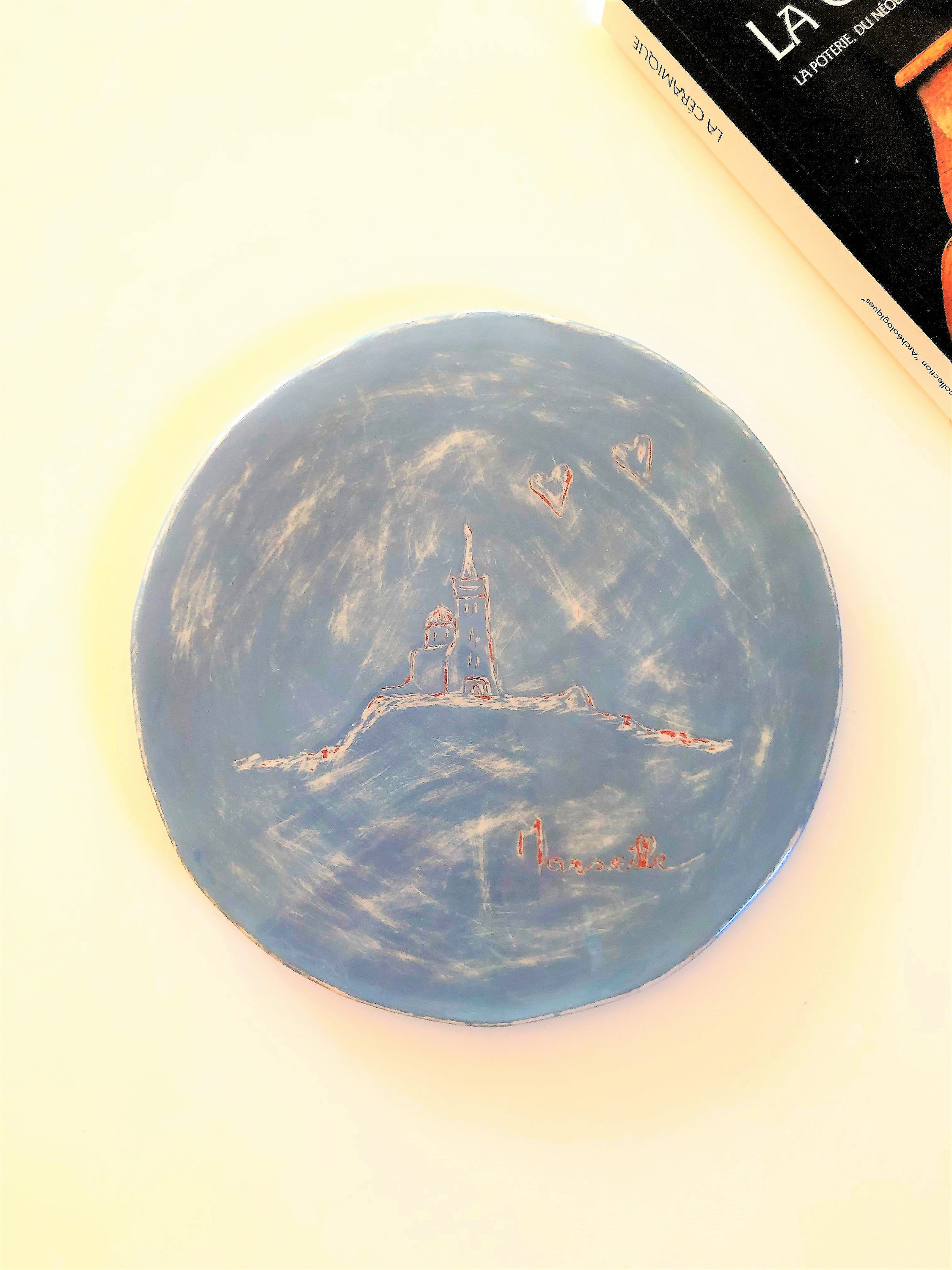 Dessous de Plat Marseille Notre Dame La Garde Fait à Main