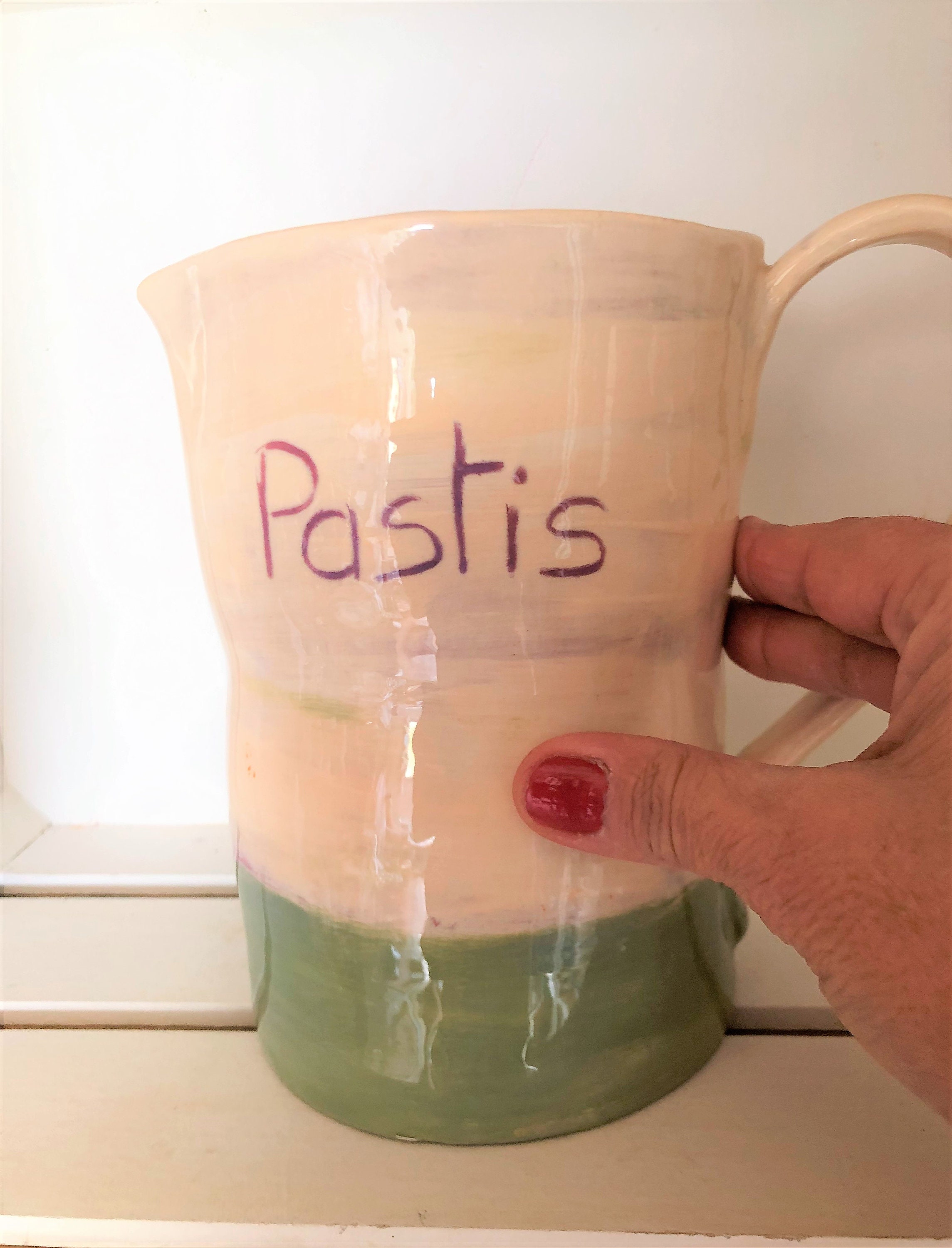 Pichet Marseillais en Céramique Fait à La Main