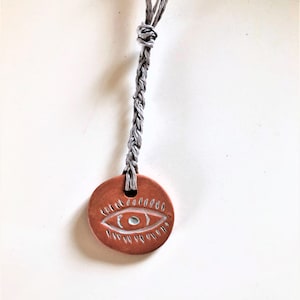 Olho da Providência em Terracota, Difusor de Óleo Essencial, Terceiro Olho, Símbolo de Proteção, Amuleto da Sorte, Grigri