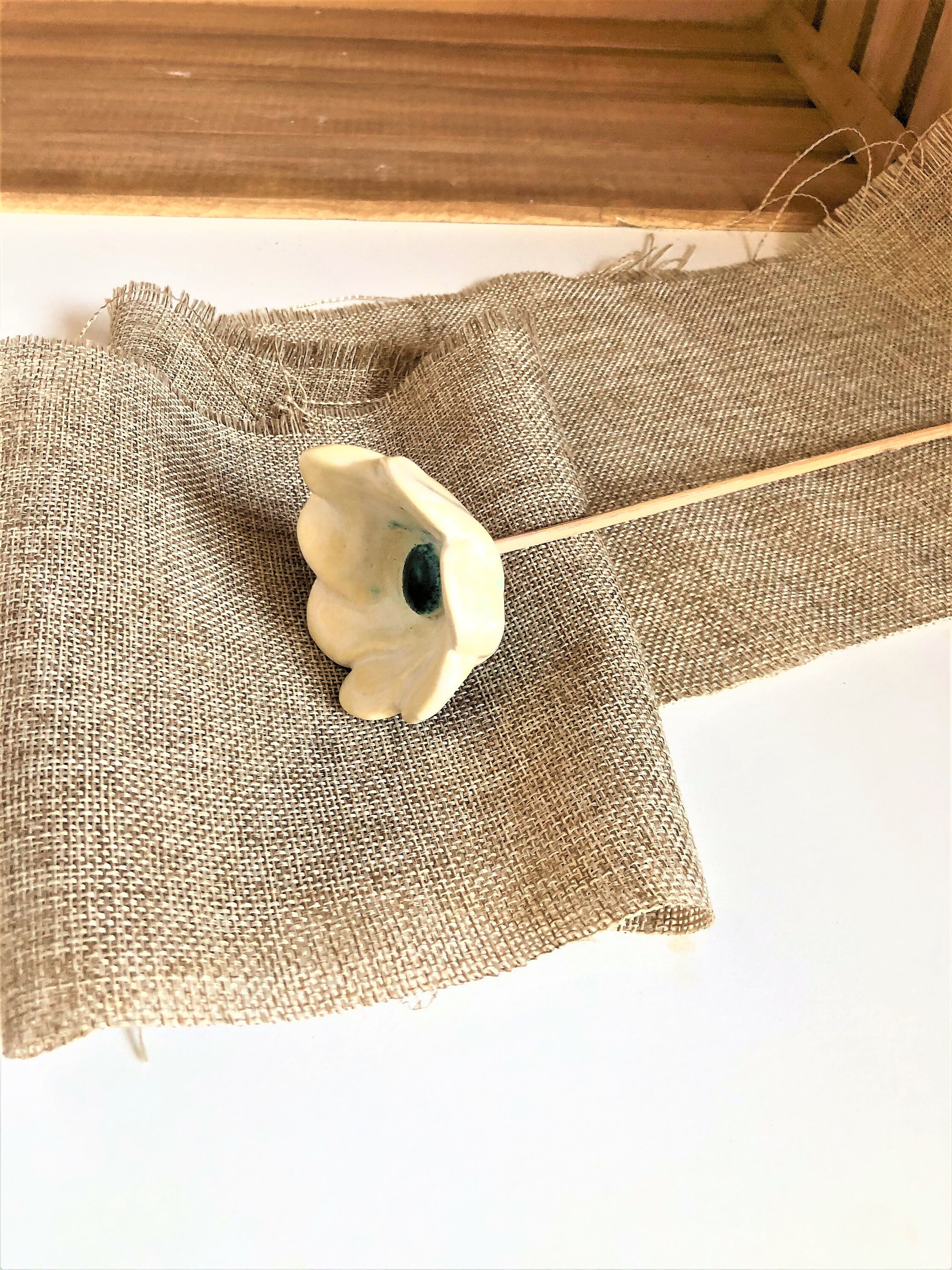 Gartenblume aus Keramik auf Stiel Poetisches Geschenk | Etsy