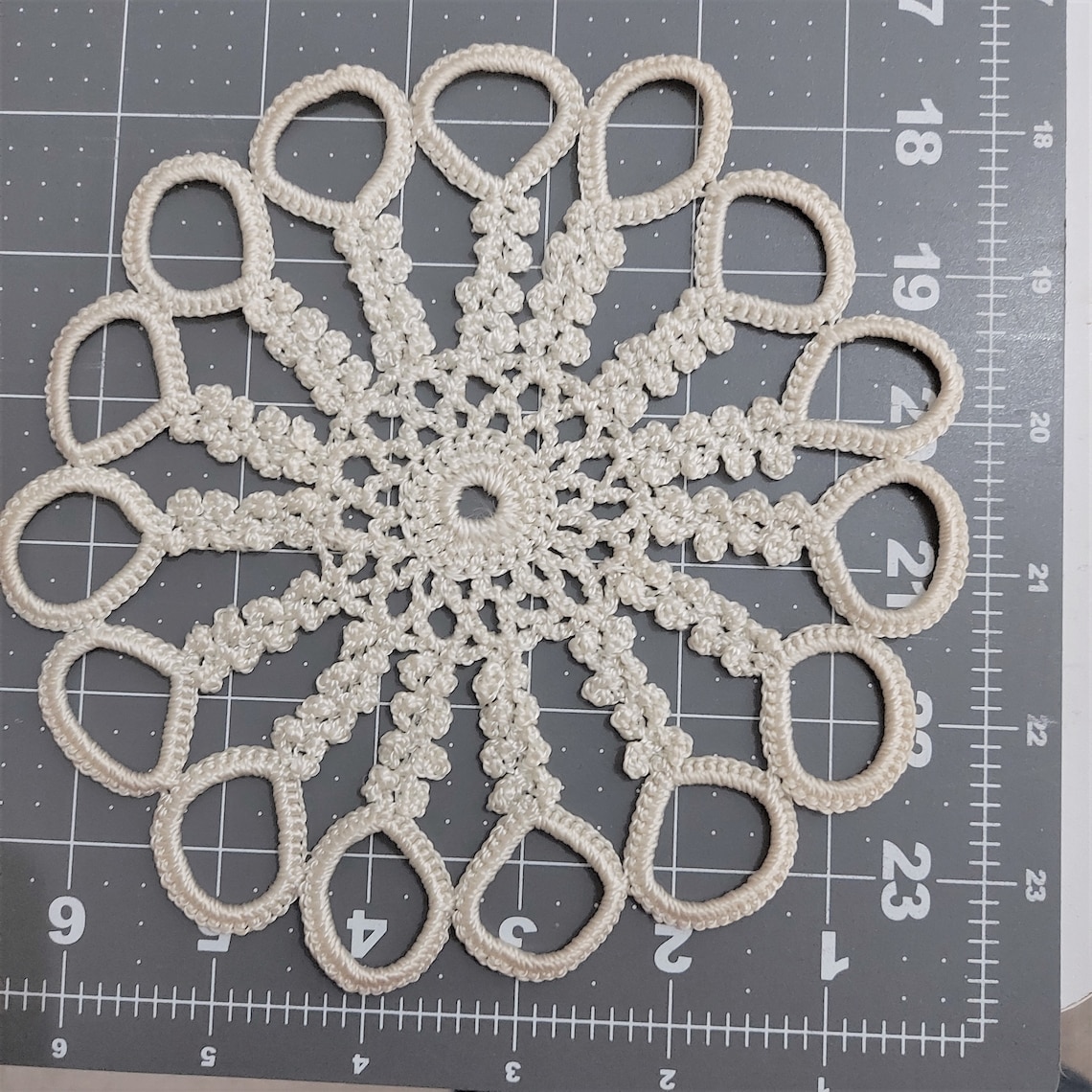 Set of Four - 7 Inch Vintage Crochet Doilies Like New Mint - Etsy