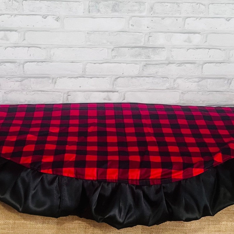 Fabric Plaid Tree Skirt
