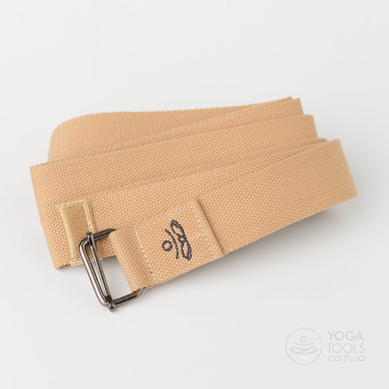Yoga belt Baddha 2-3m, cotton, eco, yoga strap, Yogatools, Ukraine image 4