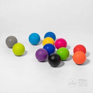 yoga ball 6,5 cm, silicone ball, myofascial release ball, ball for feet, muscle release