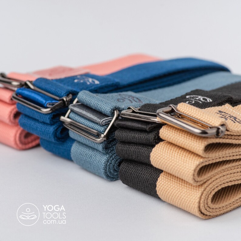 Yoga belt Baddha 2-3m, cotton, eco, yoga strap, Yogatools, Ukraine image 5