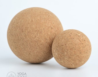 yoga ball 10 cm, cork ball, myofascial release ball