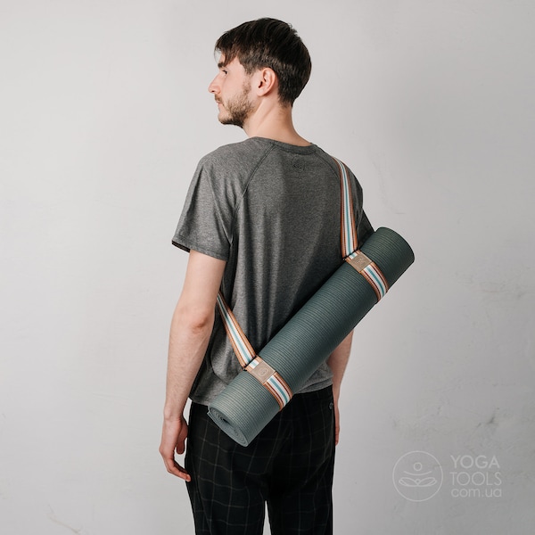 Leather Yoga Strap Etsy