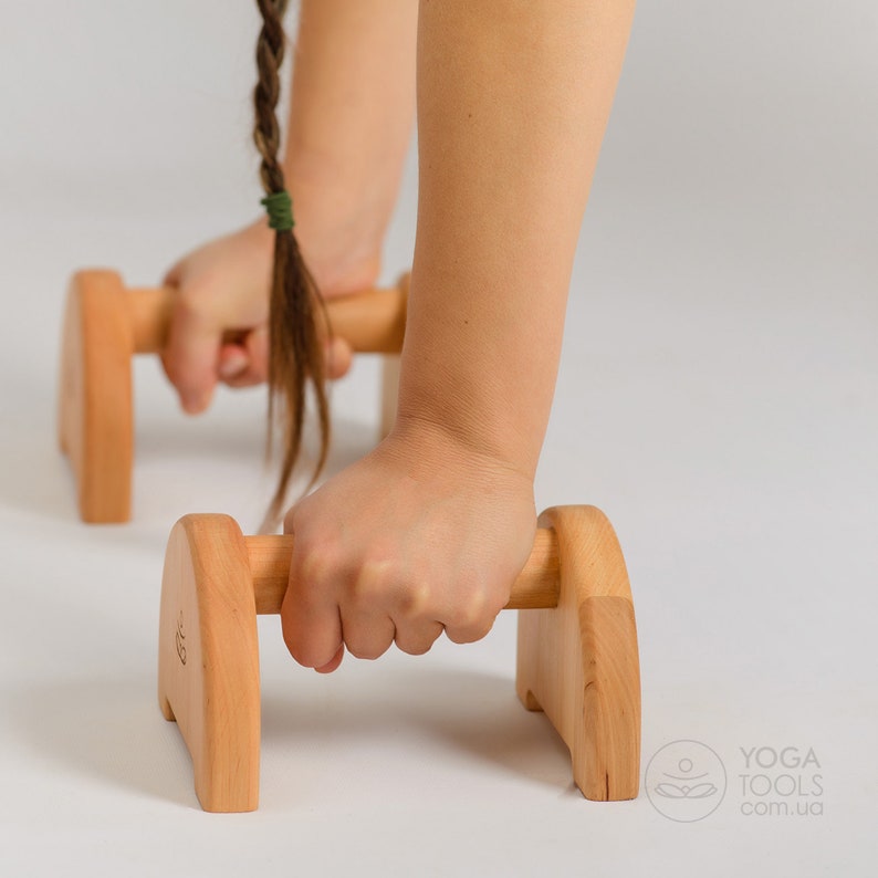 Handstand Bar Parvatasana, Wooden Push Ups Bars, Yoga Parallettes, Training Parallel Etsy